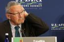 File picture of Zambia's Vice President Guy Scott at the U.S.-Africa Leaders Summit in Washington