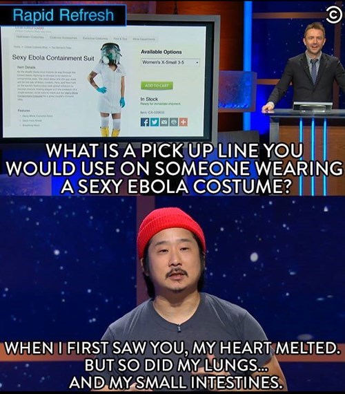 Ebola Pickup Lines