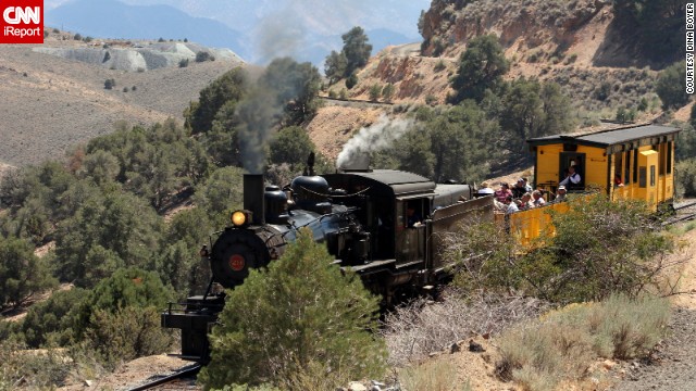 On a trip to Virginia City, Nevada, in August, <a href='http://ift.tt/11tiApn'>Dina Boyer </a>took the number 29 Robert Gray locomotive to explore the desert landscape. The train is 98 years old and still transports tourists along the railroad.
