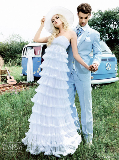 (via Max Chaoul Wedding Dress 2012 — Les Amoureux Bridal...