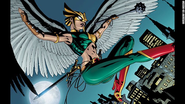 Shiera Sanders, Hawkgirl. First appearance in 1940. DC Universe. 
