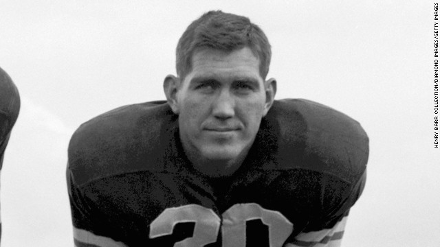 Evidence of CTE was found in the brain of football player Lew Carpenter after his death in 2010 at the age of 78. 