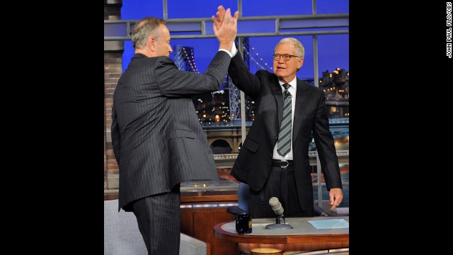 Before Bill O'Reilly and David Letterman found a reason to high-five one another in 2011, they'd had a war of words while taping "Late Show" in 2006. The conversation was about the Iraq War, and the debate became so agitated that the light-hearted comments turned into terse insults. 