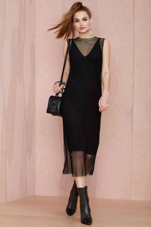 Cheap Monday Doubt Mesh Dress by Nasty Gal...