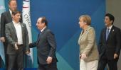 CUMBRE. Kicillof, junto a líderes mundiales (AP).