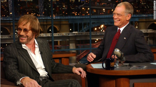 In the fall of 2002, Letterman showed his graciousness and tender heart when he dedicated an entire episode to the terminally ill Warren Zevon in a celebration of his music. The singer-songwriter passed away the following year.