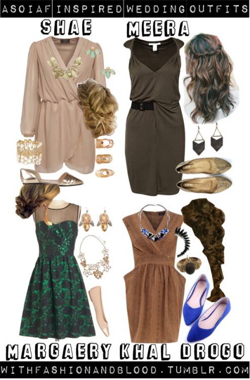 Asoiaf inspired wedding outfits by withfashionandblood featuring...