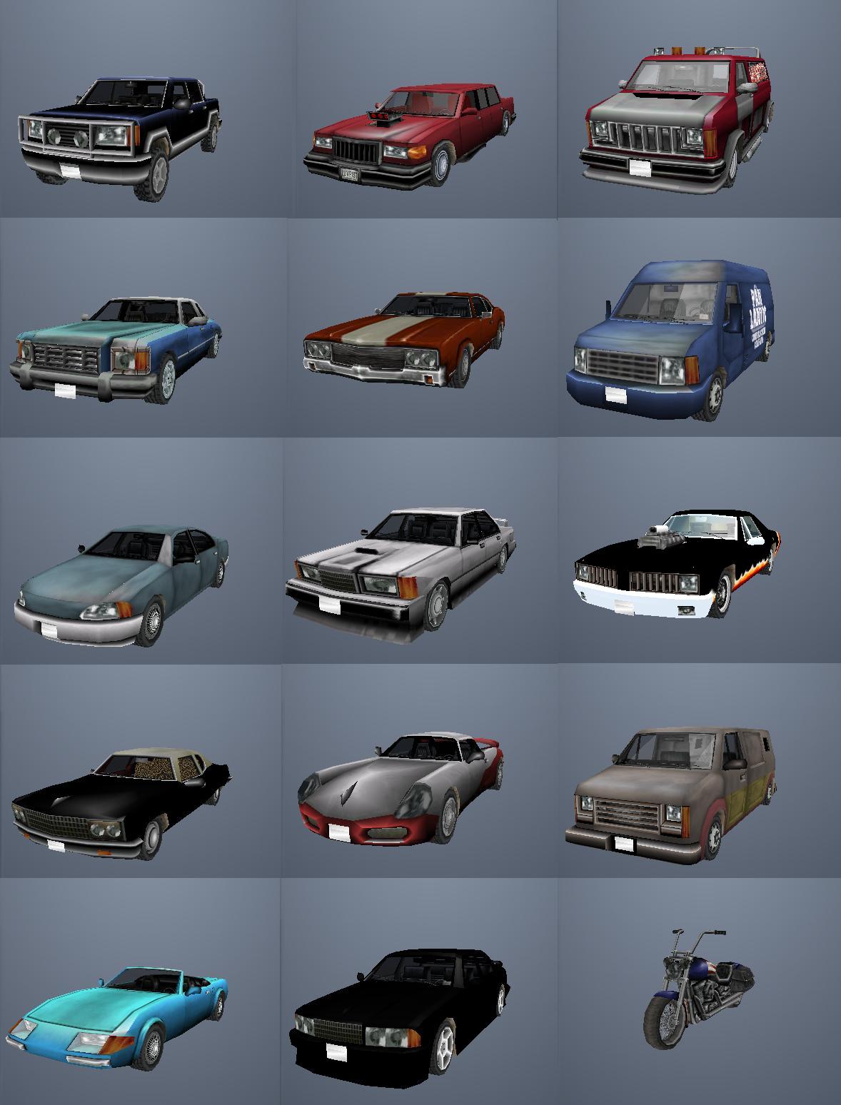 Screen Shots for Real Cars Mod :