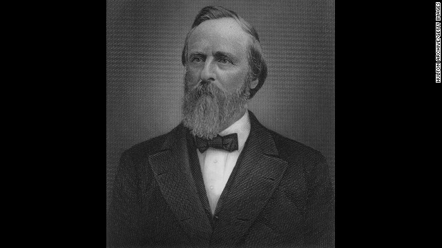 Rutherford B. Hayes, the 19th president (1877-1881) 
