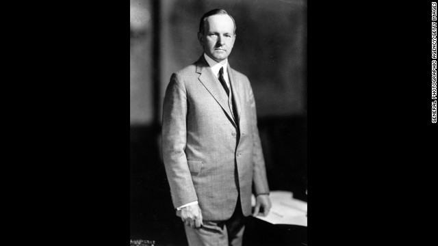 Calvin Coolidge, the 30th president (1923-1929<!-- -->)</br> 