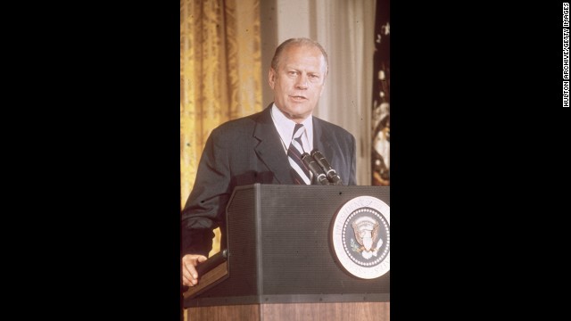 Gerald R. Ford, the 38th president (1974-1977<!-- -->)</br> 