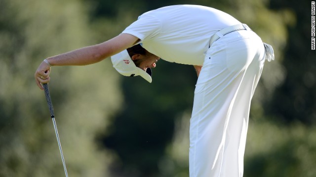 Australian Aaron Baddeley revealed he prayed before hitting a putt during his first PGA Tour event just hours after speaking at the morning's Easter service.