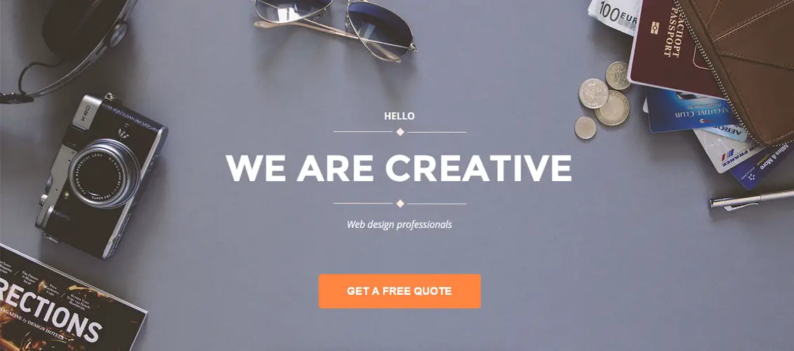 Agency Creative Landing Page