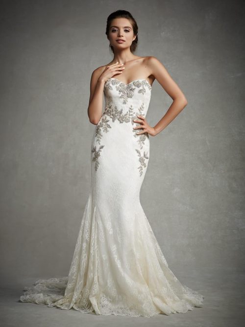 “Jocelyn” from Enzoani 2015 bridal collection has an unexpected...