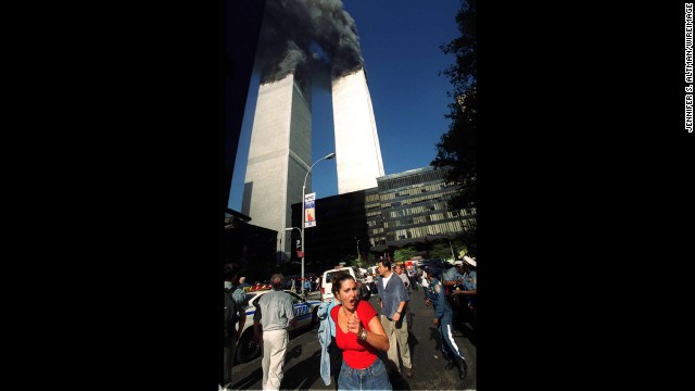 September 11, 2001. Americans need no reminder of the significance of this terrible date. Here, people flee the World Trade Center before its devastating collapse. See Ground Zero now.
