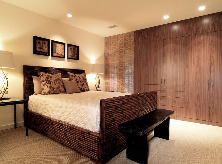A bamboo bed that promises to stand the test of time! [Design: Joel Kelly Design]