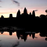 Fotos de Angkor, amanecer en Angkor Wat