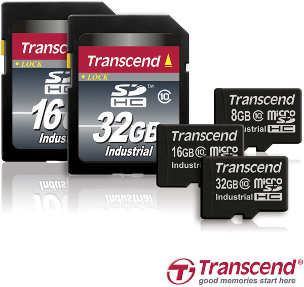 Карты памяти Transcend Industrial SDHC и microSDHC рассчитаны на работу при температуре от -40ºC до 85ºC.