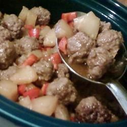 Steph's Zesty Sweet and Sour Meatballs