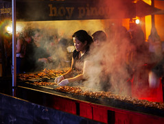 "Smokey Work" - Night Market, Melbourne