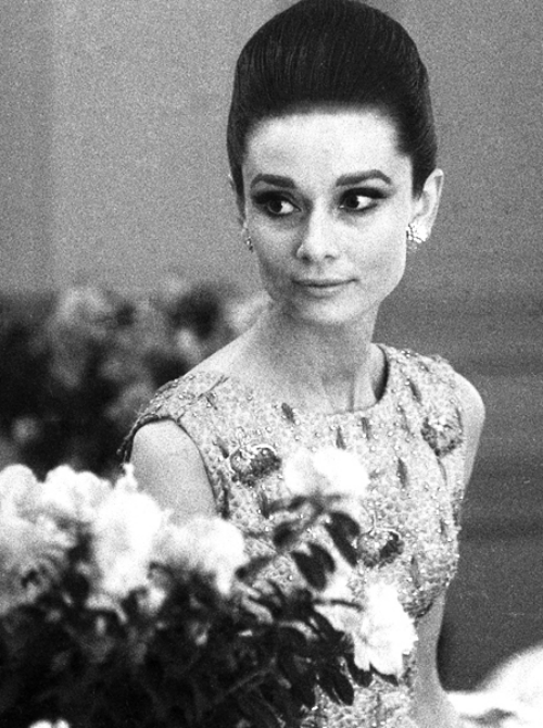 Audrey Hepburn photographed by Angela Williams at The Ritz in...