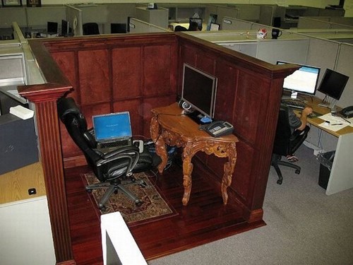 monday thru friday,fancy,cubicle,g rated