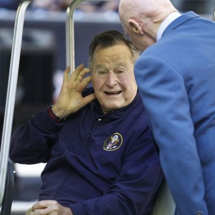 George H.W. Bush rushed to the hospital