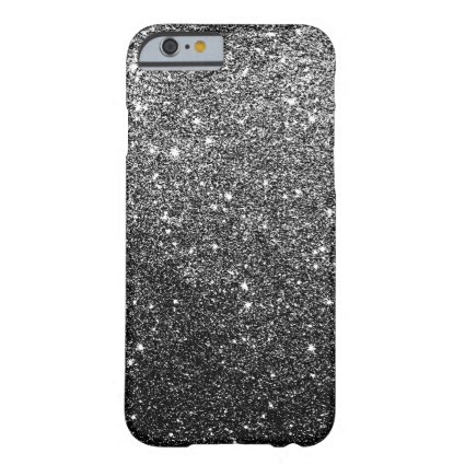 Elegant Black Glitter iPhone 6 case