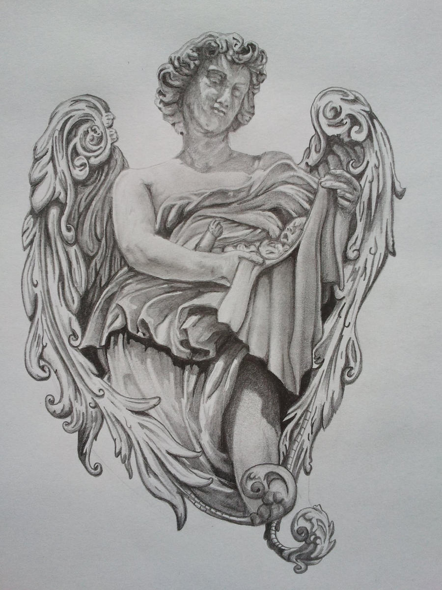 angel tattoo design by callum-ogborn