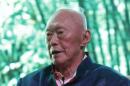 File photo of Singapore's former Prime Minister Lee Kuan Yew at a forum in Singapore