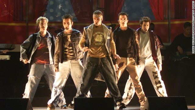 *NSYNC members Lance Bass, Chris Kirkpatrick, Justin Timberlake, JC Chasez and Joey Fatone struck gold in the United States with "I Want You Back" in 1998. Before they broke up in 2002, the group established a mega fan base with songs like "No Strings Attached" and "Bye, Bye, Bye." Although they're not together anymore, *NSYNC is as popular as ever; you should've heard the shrieking their reunion at the 2013 MTV Video Music Awards caused. 