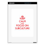Keep Calm and focus on Subculture iPad Decal