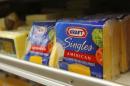 Kraft food products are displayed in a market in San Francisco, California