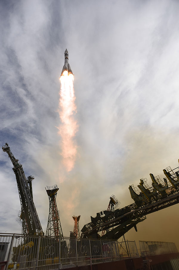 Despegue de la Soyuz TMA-16M