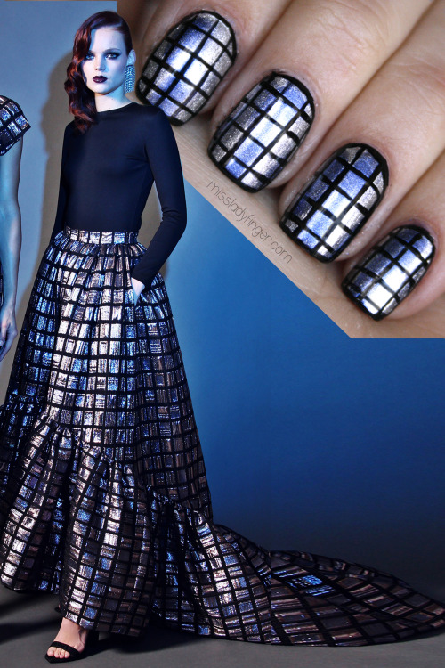 —GRIDLOCK— Inspired by Christian Siriano, this is a...