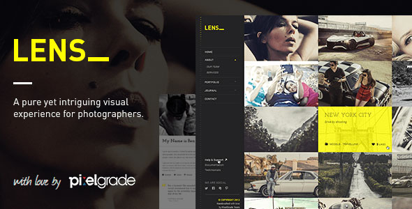 LENS v2.0.1 - An Enjoyable Photography WordPress Theme
