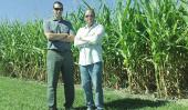 Adrián Mel e Ignacio Conti, argentinos que lideran proyectos para cultivos en Dow Agrosciences, en Indianápolis (La Voz)