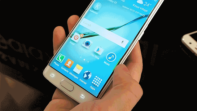 Samsung's Galaxy S6 Edge Is Awesomely Weird But Weirdly Awesome