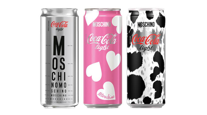 Moschino создали дизайн Coca-Cola