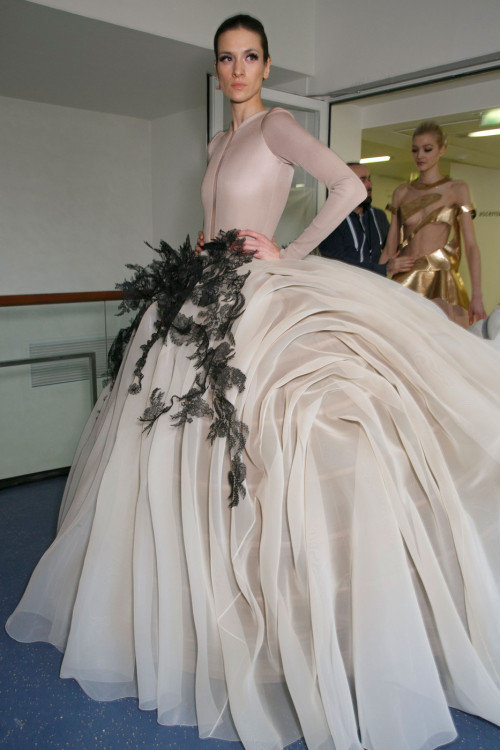 Stephane Rolland Spring 2015 Couture Show ~ Backstage