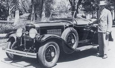 Harley Earl with a 1927 LaSalle