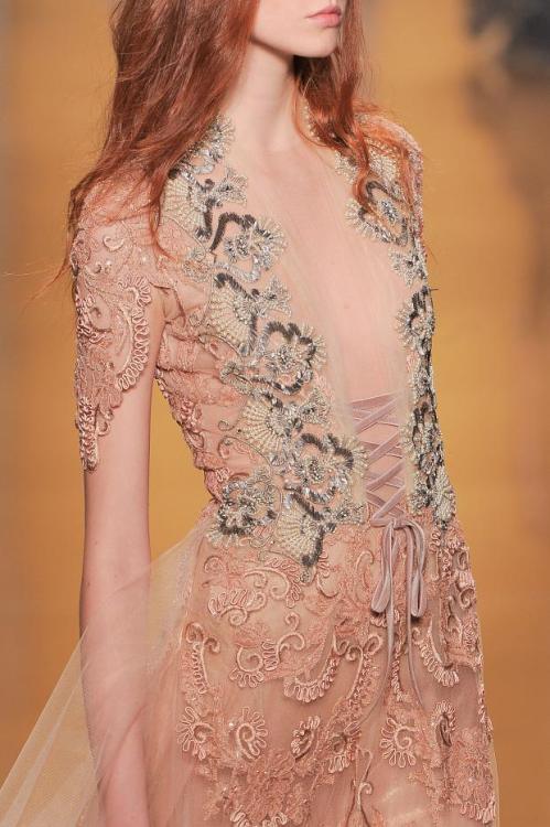 Details from Reem Acra Fall/Winter 2015.New York Fashion Week.