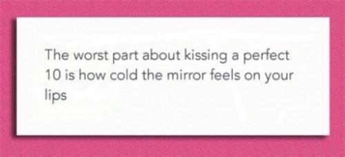 kissing, mirror, self love, hotness