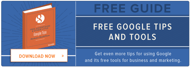 free ebook: google marketing tools & tips