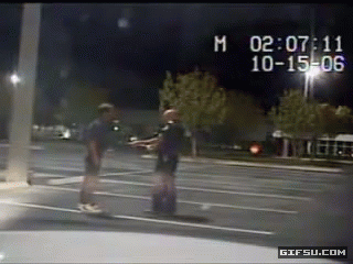guy fails the sobriety test 