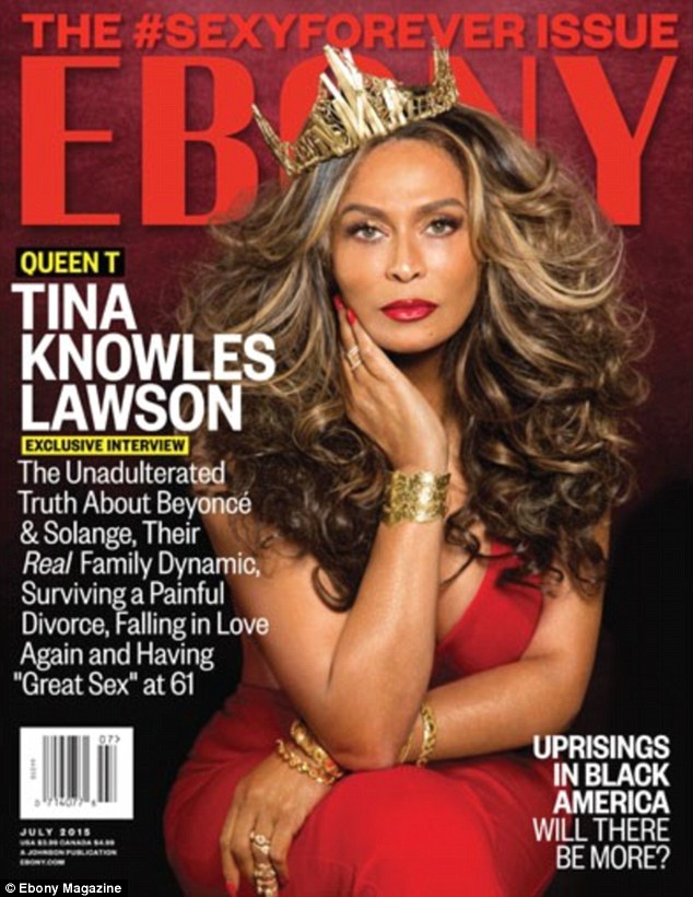 On the cover: Tina Knowles graced the cover of the July issue of Ebony magazine