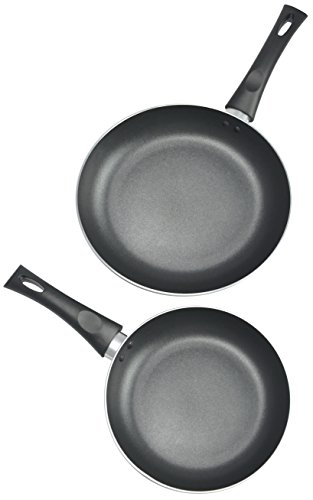 Kitchen Pro by WearEver Nonstick Fry Pans, 8 and 10-Inch, 2-Piece Set, Black