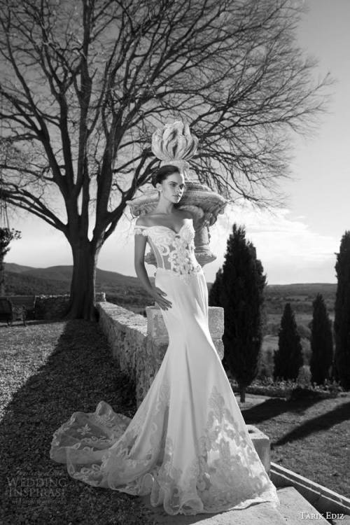 Tarik Ediz White 2015 Wedding Dresses