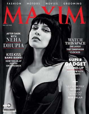 Neha Dhupia Photoshoot for Maxim India Magazine July 2015