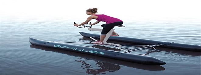 بالصور و الفيديو : ابتكار دراجة هوائية تسير على الماء
